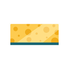 Isolated sponge cleaning products soap icon- Vector