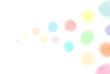 カラフルな水玉の背景