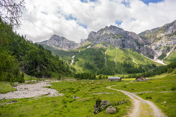 Fototapeta na wymiar Scenery in the Austrian alps