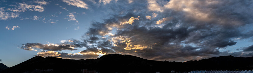 clouds in the Andean sky
