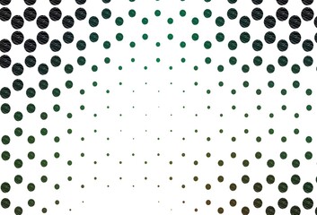 Light green vector pattern with spheres.
