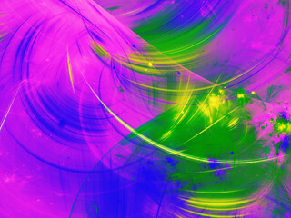 purple abstract fractal background 3d rendering illustration