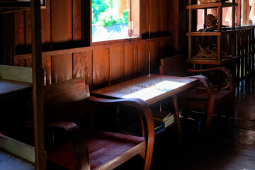 Interior image of Thailand traditional style house 