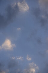 Natural cloudy/rainy sky