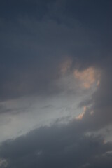 Obraz premium Natural cloudy/rainy sky