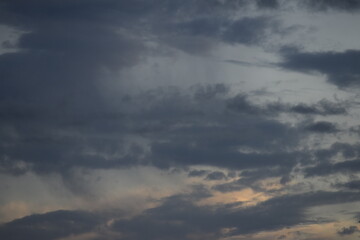 Natural cloudy/rainy sky