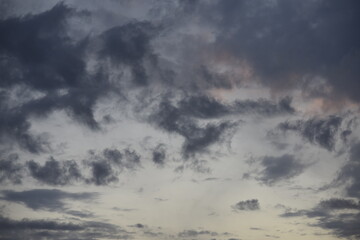 Natural cloudy/rainy sky