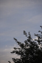 Natural cloudy/rainy sky