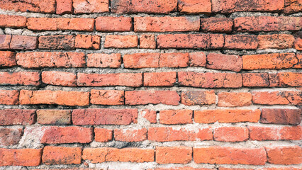 orange brick wall background texture