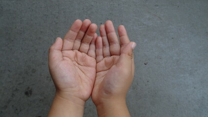 hands in prayer