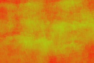 Red yellow abstract background. A place for text. Watercolor full texture. Festive mood.