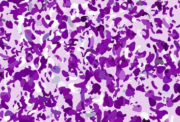 Fototapeta na wymiar Light Purple vector template with memphis shapes.