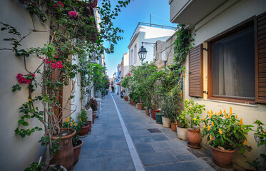 Fototapeta na wymiar Rethymno city at Crete island in Greece.