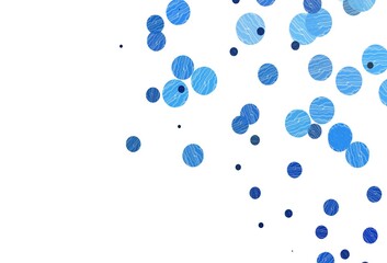 Light blue vector texture with disks.