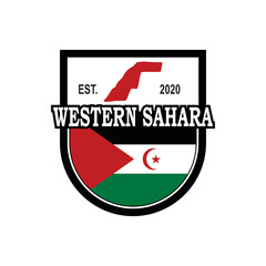 Western Sahara Map Vector , Country Logo