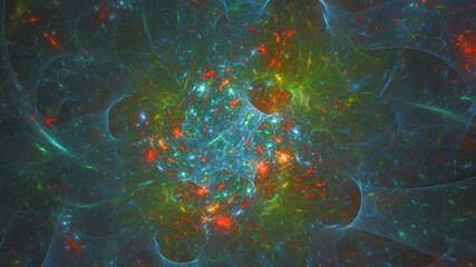 Abstract fractal background