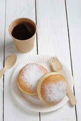 Donuts and coffee