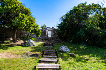 Obraz premium Gate to the Haven at Tulum, Mexico