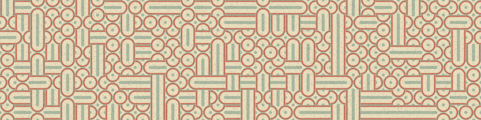 Abstract Geometric Pattern generative computational art illustration