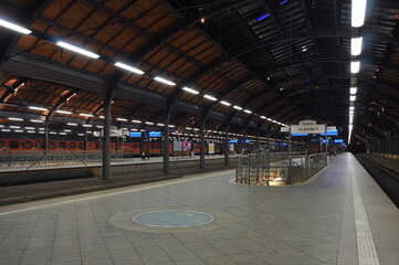 Main station in Wroclaw, Poland