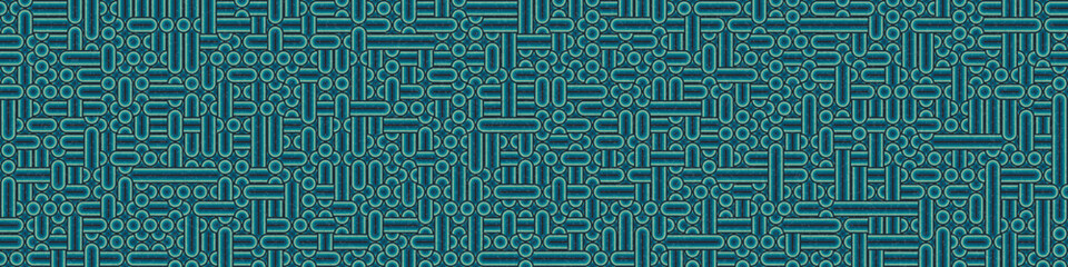 Abstract Geometric Pattern generative computational art illustration