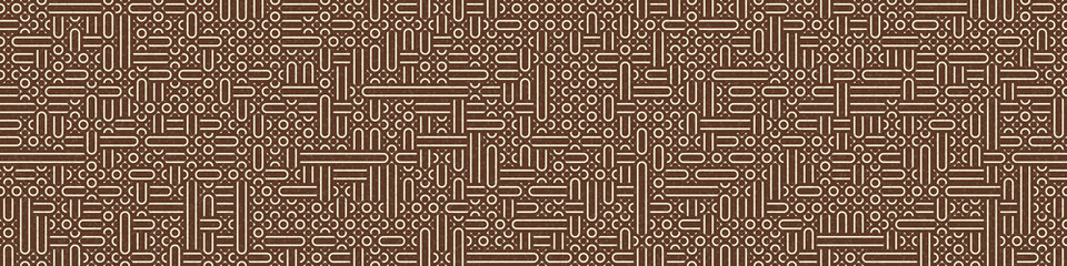 Abstract Geometric Pattern generative computational art illustration