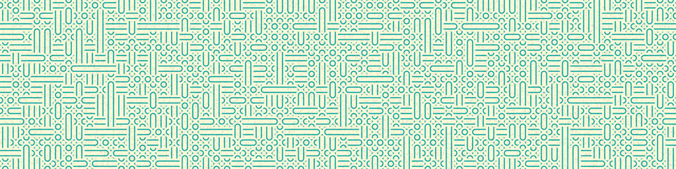 Abstract Geometric Pattern generative computational art illustration