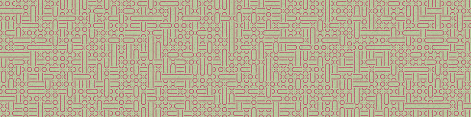 Abstract Geometric Pattern generative computational art illustration