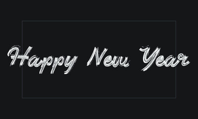 Fototapeta premium Typography Handwritten modern brush lettering words in white text and phrase isolated on the Black background