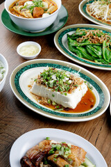 soft chinese toufu cook with soy sauce