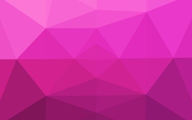 Light Pink vector low poly cover.