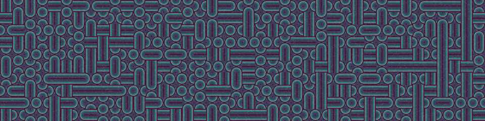 Abstract Geometric Pattern generative computational art illustration