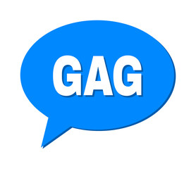 Conversation GAG Colored Cloud Frame. GAG caption is located inside colored bubble with shadow. Vector quote caption inside message frame.