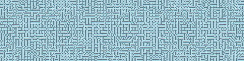 Abstract Geometric Pattern generative computational art illustration