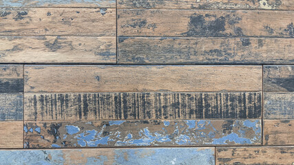 grey blue old painted wood planks gray grunge wooden table background texture