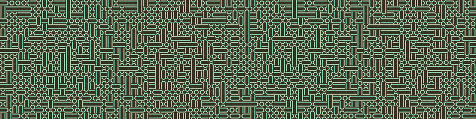 Abstract Geometric Pattern generative computational art illustration