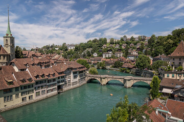 Fototapeta na wymiar Bern, Switzerland, summer 2020