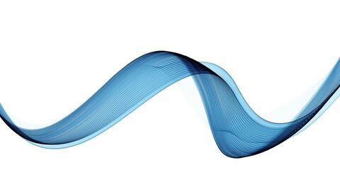 Color light blue abstract waves design
