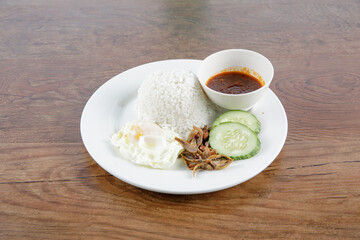 Nasi Lemak is a commonly found food in Malaysia, Brunei and Singapore. It is also an official national food in Malaysia.