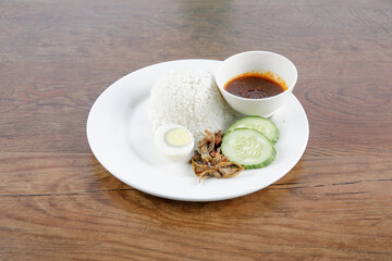 Nasi Lemak is a commonly found food in Malaysia, Brunei and Singapore. It is also an official national food in Malaysia.