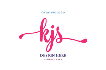 KJS lettering logo is simple, easy to understand and authoritative