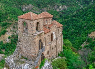 Fototapeta na wymiar Medieval Asens Fortress in Bulgaria