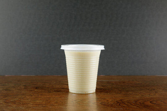 a cup of hot milk