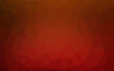 Obraz premium Light Green, Red vector triangle mosaic template.
