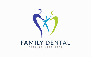 Creative Dental Logo Design. Usable For Business, Community, Industrial, Medical, Tech, Services Company. Vector Logo Design Illustration.