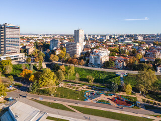 Danube River and City of Ruse, Bulgaria