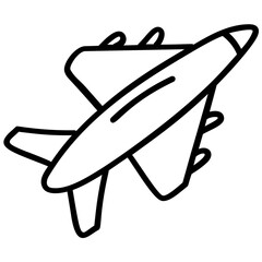 Missile in line icon design 