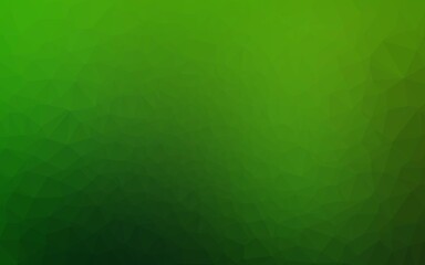 Light Green vector abstract mosaic backdrop.