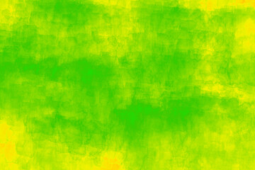 Green yellow abstract background. A place for text. Watercolor full texture. Festive mood.