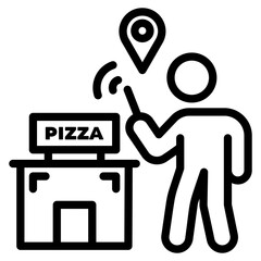 Pizza Delivery Location 